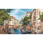 (image for) The Streets of San Polo Counted Cross Stitch Kit (18ct)